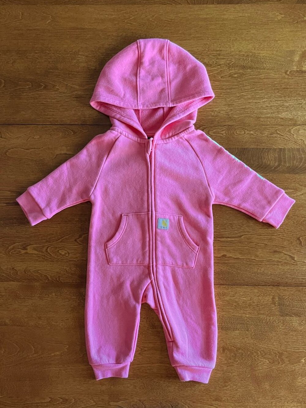 Carhartt pink hoodie romper 3m NWOT